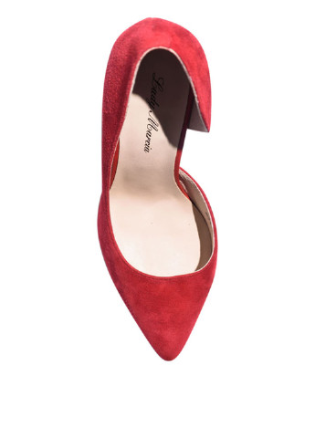 LEDY MARCIA Туфли д'орсей красный з натуральная замша, китай — демисезон (206658951)