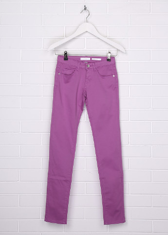 Фиолетовые демисезонные со средней талией джинсы Guess