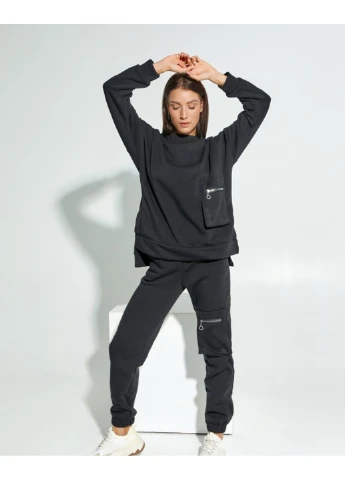 Спортивный костюм SA-319 S/M черный ISSA PLUS (254425399)