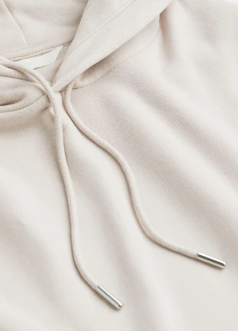 Худі фліс,молочний, H&M Basic (255192933)