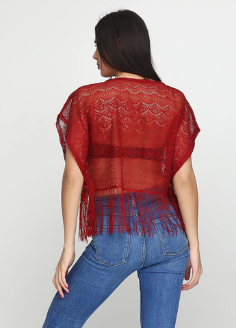 Бордовая блуза No Brand