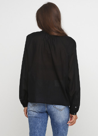 Черная демисезонная блуза Drykorn