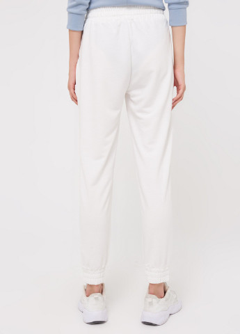 Белые кэжуал демисезонные джоггеры брюки LC Waikiki