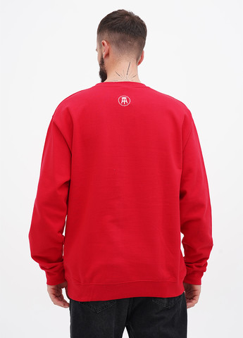 Червоний світшот Independent напис без декору (305788338)