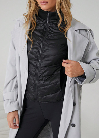 Чорна демісезонна куртка SHEIN