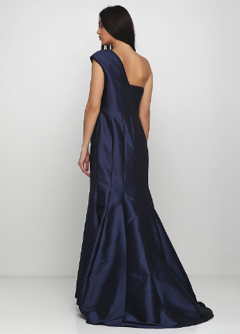 Темно-синее вечернее платье Adrianna Papell однотонное