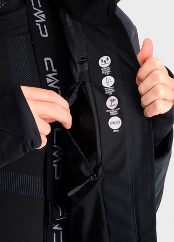 Лыжная куртка CMP MAN JACKET ZIP HOOD (276057549)