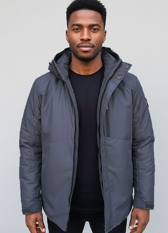 Темно-серая демисезонная куртка Sun's House