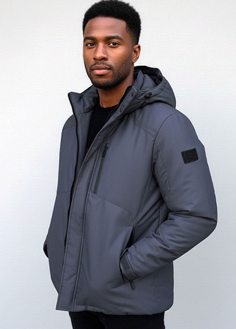 Темно-серая демисезонная куртка Sun's House