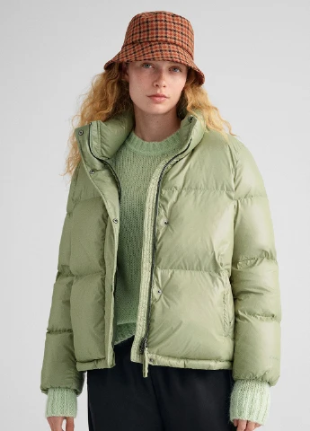 Зеленый зимний Пуховик Gant