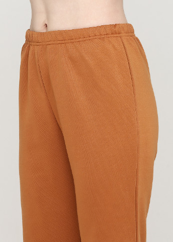 Светло-коричневые спортивные демисезонные прямые брюки Boohoo