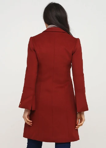 Бордовое демисезонное Пальто Vero Moda