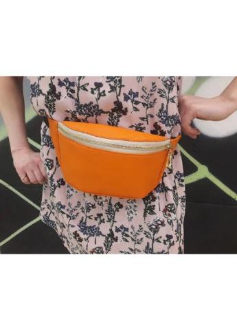 Жіноча сумка на пояс (бананка) 22х12х4 см Sambag (210478247)
