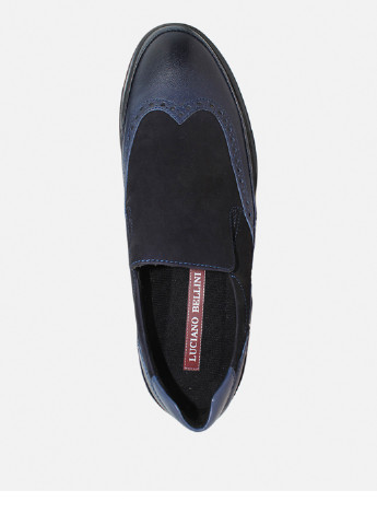 Темно-синие кэжуал туфли Luciano Bellini без шнурков