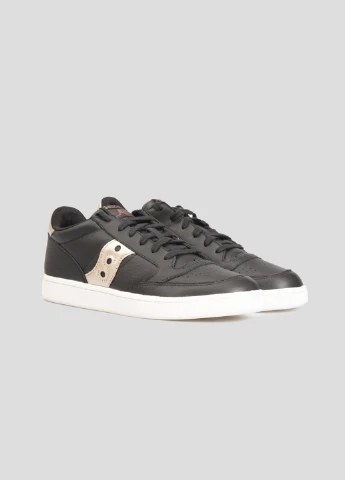 Черные черные кожаные кеды jazz court Saucony