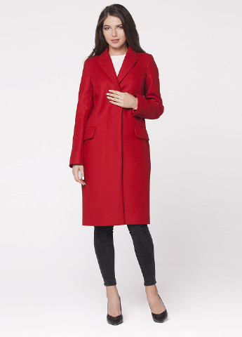 Красное демисезонное Пальто Florens