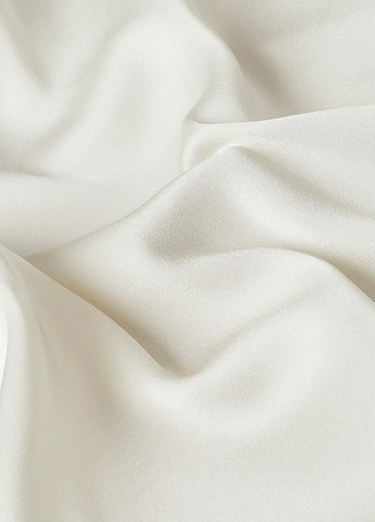 Молочное вечернее платье клеш, на одно плечо SHEIN однотонное