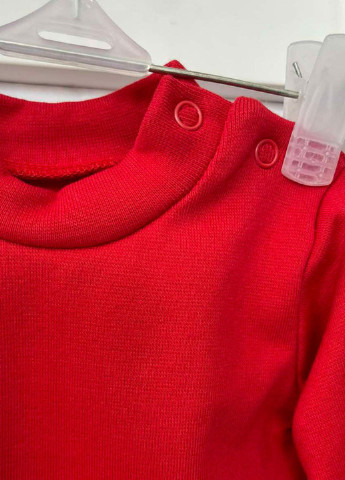 Червоний демісезонний костюм (боді, штани) брючний Blanka