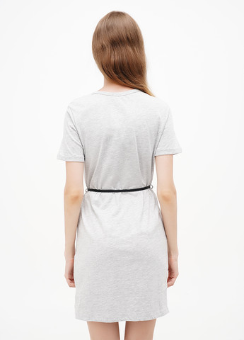 Сіра кежуал сукня сукня-футболка Terranova меланжева