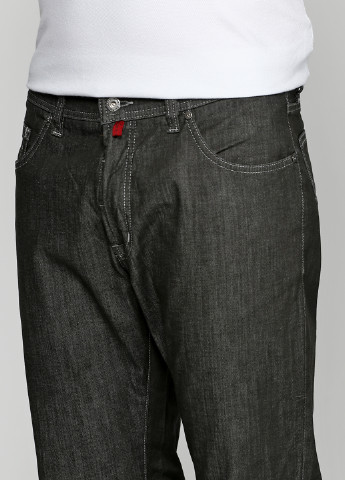 Серые демисезонные со средней талией джинсы Pierre Cardin