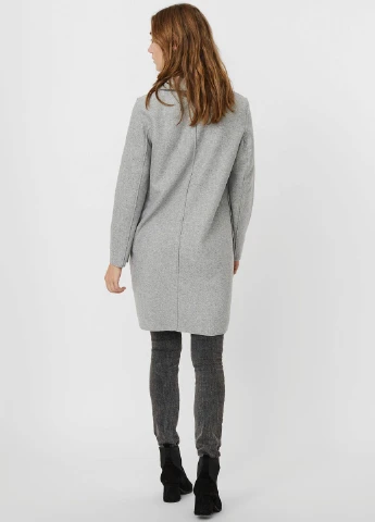 Светло-серое демисезонное Пальто Vero Moda