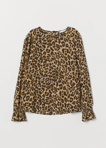 Бежевая блуза H&M