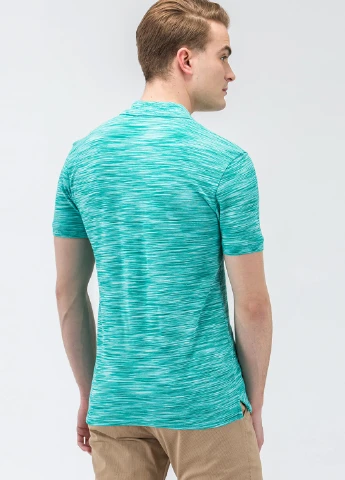Светло-бирюзовая футболка-поло для мужчин Lacoste с логотипом