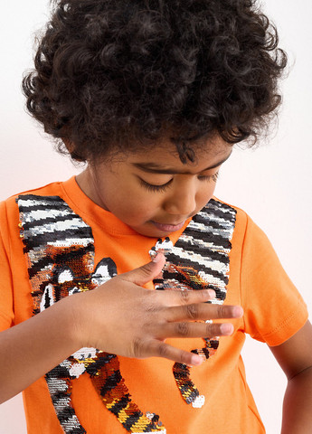 Помаранчева літня футболка C&A