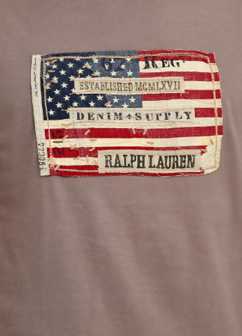 Серая футболка Ralph Lauren
