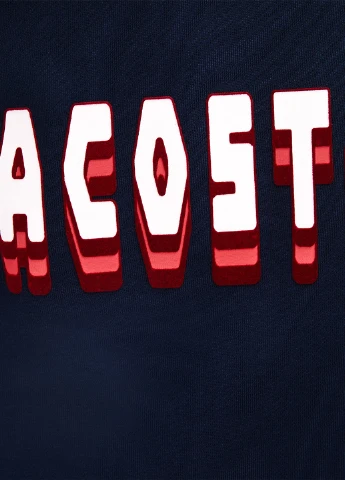 Темно-синя кежуал сукня сукня-світшот Lacoste з логотипом