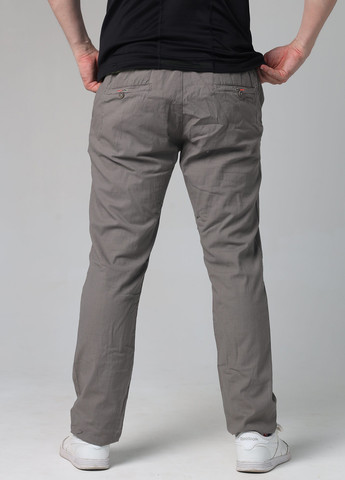 Светло-серые кэжуал демисезонные зауженные брюки Time of Style