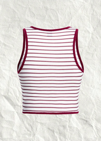 Бордовий демісезонний комплект (майка, кофта) SHEIN