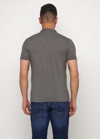 Серая футболка-поло для мужчин Tailored Originals однотонная