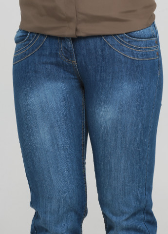 Демисезонные прямые, укороченные джинсы F&F - (253399445)