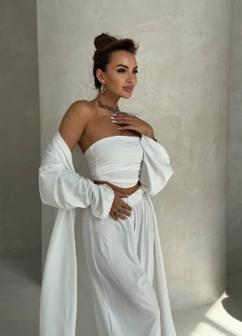 Костюм (кардиган, топ, штани) Fashion (340796117)