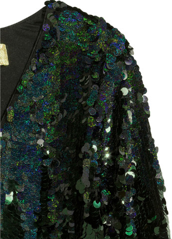 Темно-зеленое коктейльное платье футляр H&M однотонное