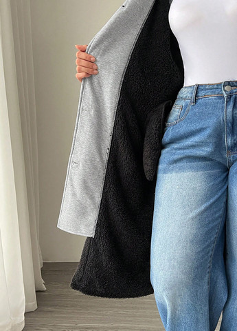 Черный демисезонный кардиган SHEIN