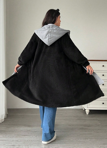 Черный демисезонный кардиган SHEIN