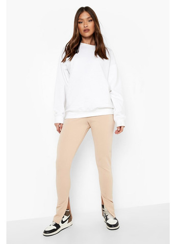 Бежевые демисезонные леггинсы Boohoo