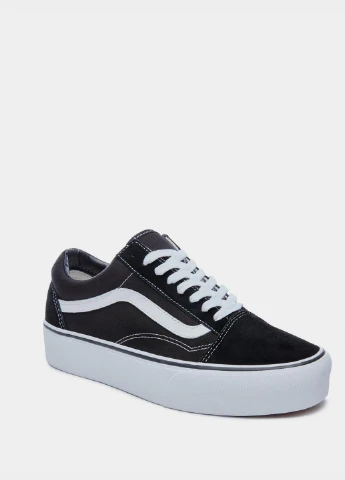 Чорно-білі кеди vn0a3b3uy281 Vans Platform Old Skool