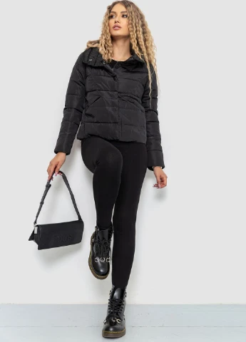 Черная демисезонная куртка Ager