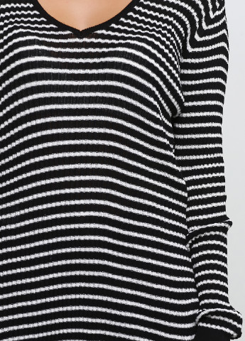 Черно-белый демисезонный пуловер пуловер Mango