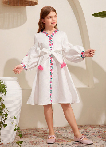 Белое платье SHEIN (341100359)