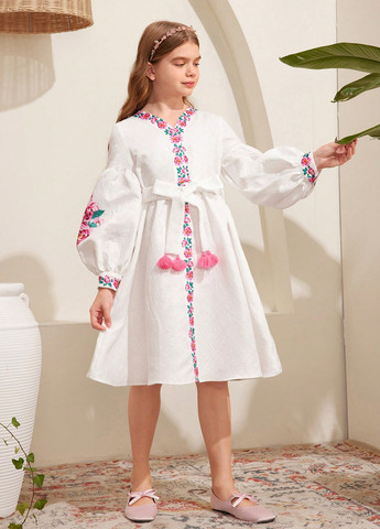 Белое платье SHEIN (341100359)