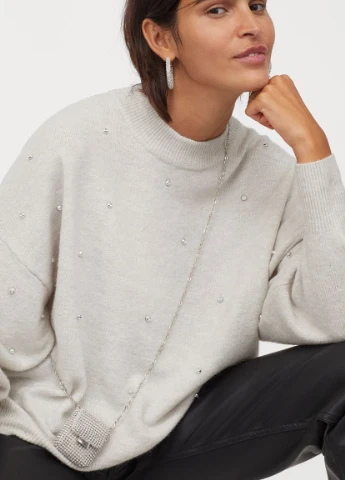 Джемпер з заклепками H&M (213708882)