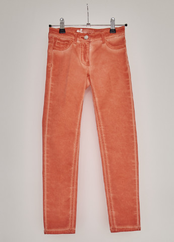 Оранжевые кэжуал летние прямые брюки Heach Dolls