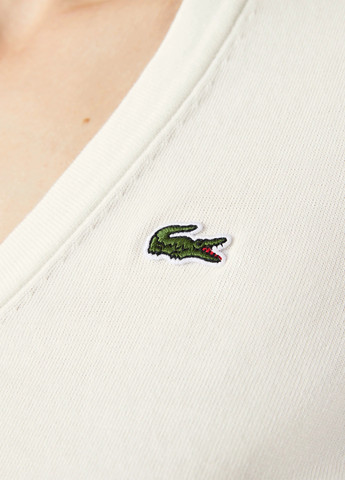 Молочный демисезонный пуловер пуловер Lacoste