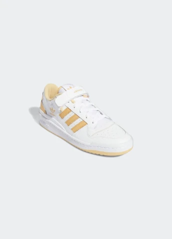 Белые демисезонные кроссовки gy5833 adidas Originals Forum Low