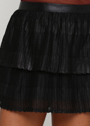 Черная кэжуал однотонная юбка La Mode Est Avous