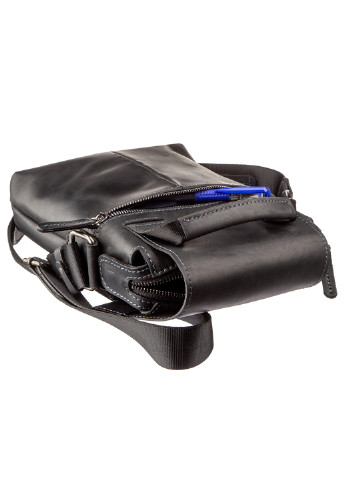Мужская кожаная сумка 19х23х6 см Shvigel (252127405)
